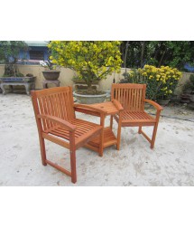 Acacia Wood Garden Companion Seat